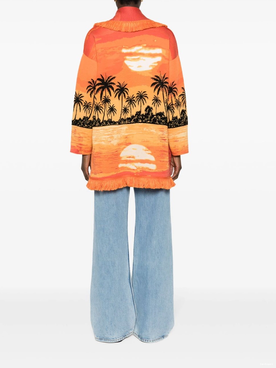 Affordable sunset-print Alanui Keralda cardigan Women 0414